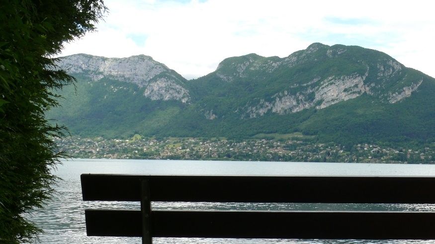 Our limited view of Lake Annecy