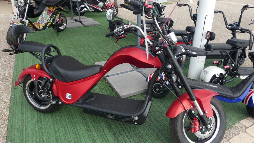 This electric bike has the performance of a 50cc motorbike